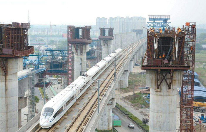 商合杭铁路主体工程已完成九成
