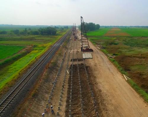 泰国铁路复线项目桥梁主体工程完工